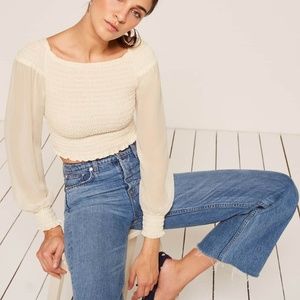 Reformation Tops - Reformation Sandy Crop Top Reformation Tops - Reformation Sandy Crop Top